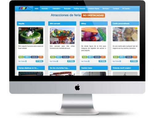 El Rincón del feriante, rediseño de página web