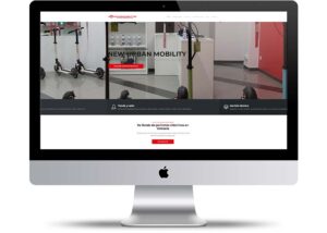 Página web corporativa para New Urban Mobility