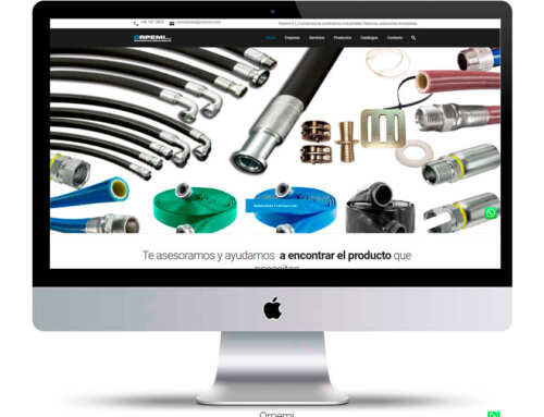 Diseño web corporativo de suministros industriales