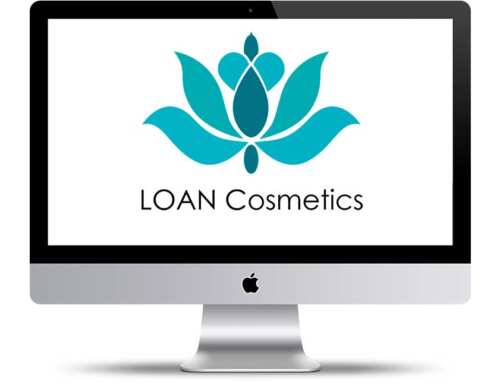 Logotipo para empresa online de cosmética natural