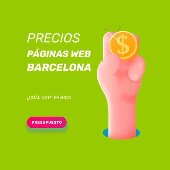 precios páginas web Barcelona