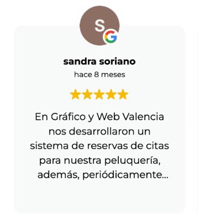 Reseña Sandra peluquería Soriano