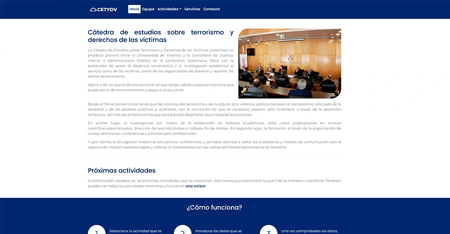 portada web cátedra universitaria valencia