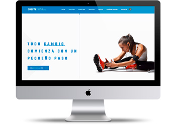 Portada web gimnasiocheste.es