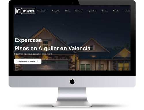 Expercasa: Plataforma web y CRM inmobiliario personalizado