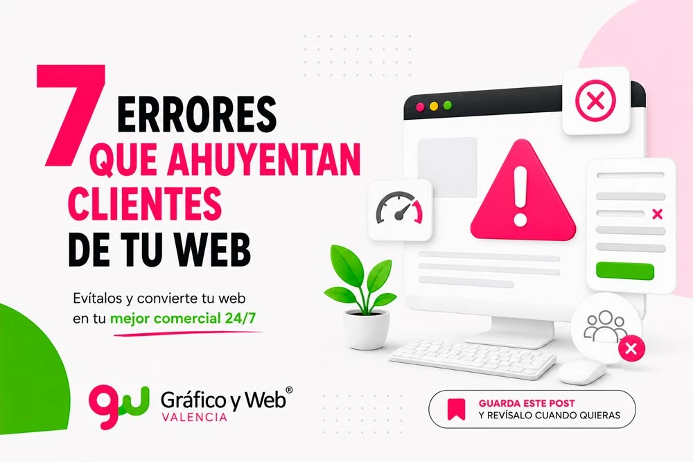 7 errores que ahuentan los clientes de tu web